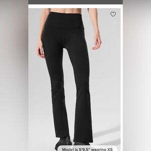 ALO Airbrush High Waist Yoga 7/8 bootcut legging